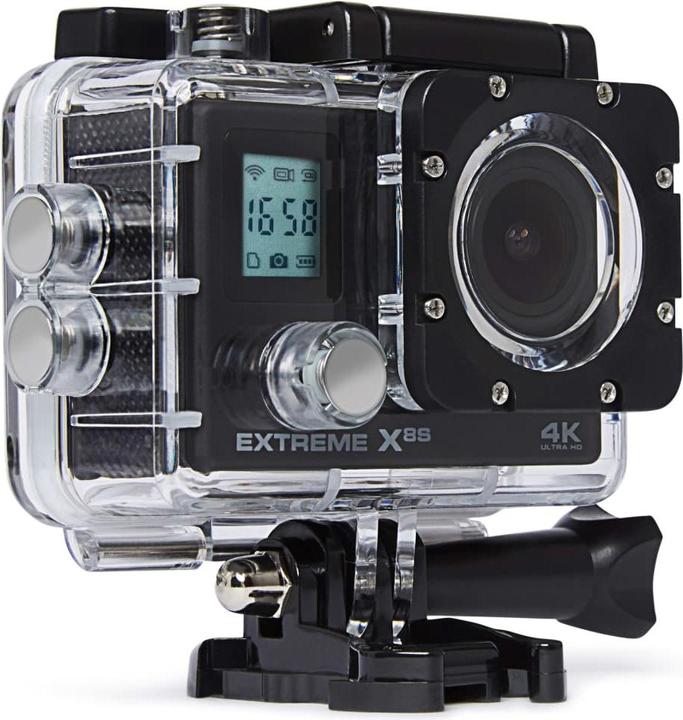 Produktbild Nikkei Extreme X8S - Actioncam met Remote - Inclusief Gratis Oranje EK88 Shirt (UHD, WLAN)
