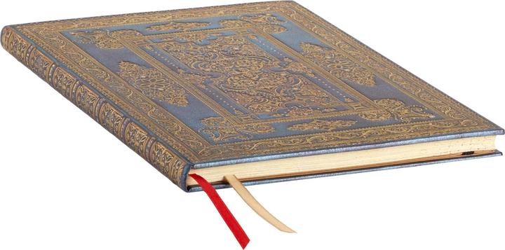 Actual product image Paperblanks Hardcover Journals - Blue Luxe - Grande - Unlined (Plain, Hardcover)