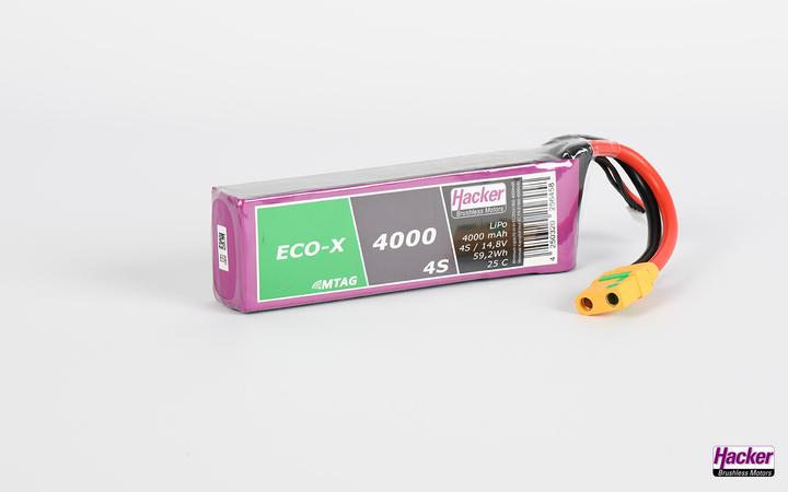 Immagine prodotto Hacker Pacchetto LiPo TF ECO-X 3800mAh 4S MTAG (14.80 V, 3800 mAh)