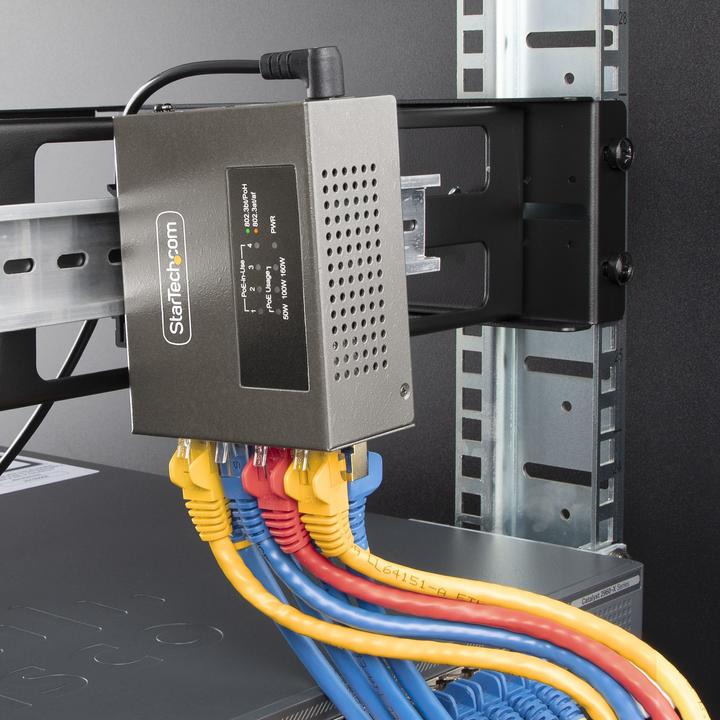Immagine prodotto StarTech COM Iniettore PoE++ multi-Gigabit a 4 porte 5/2.5G Ethernet NBASE-T PoE/PoE+/PoE++ 802.3af/802. (802.3bt (PoE+++), 160 W)
