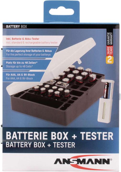Actual product image Ansmann battery box 48
