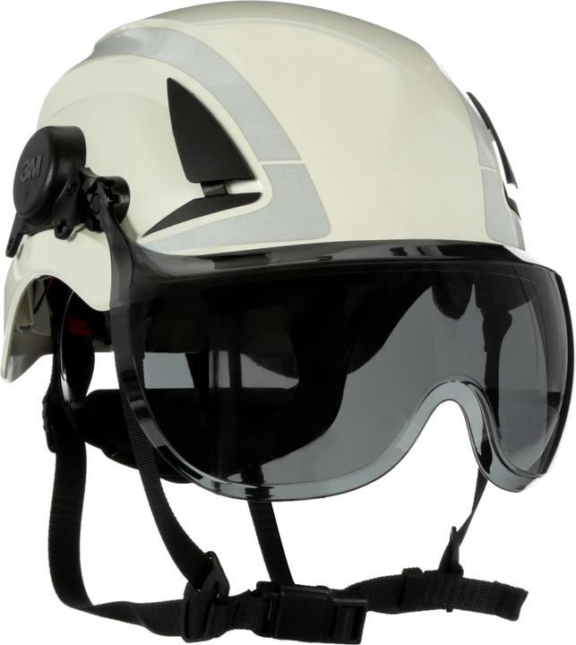 Immagine prodotto 3M Visiera corta per caschi X e Xrau Rivestimento antiappannamento e antigraffio Policarbonato (Scatola per occhiali di sicurezza)