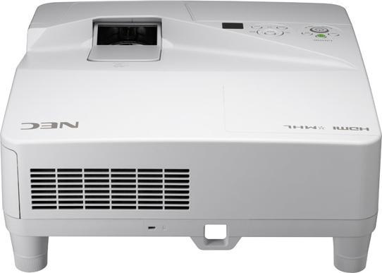 Image du produit NEC UM301X Projecteur LCD à focale ultra-courte XGA 3000ANSILumen avec support mural (XGA, 3000 lm, 0.36:1)