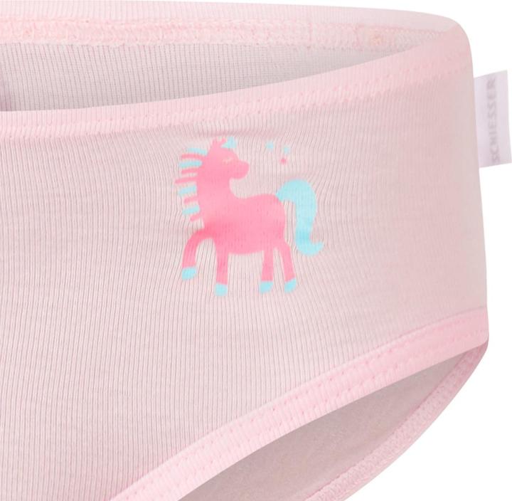 Immagine prodotto Schiesser Confezione da 6 slip / mutande per bambine in cotone biologico a coste sottili (140, confezione da 6)