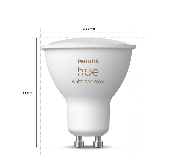 Immagine prodotto Philips Hue Starter set White & Color Ambiance (GU10, 5.70 W, 350 lm, 3 x, G)