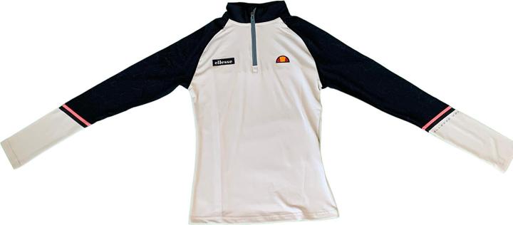 Ellesse t-shirt mit halbem reissverschluss, damen frayi (XS)