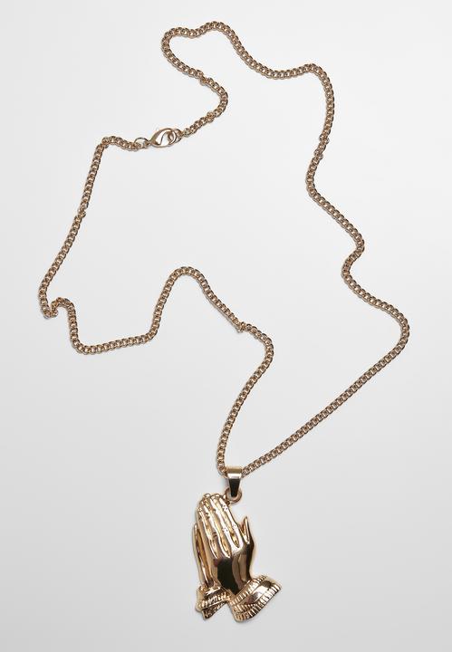 Produktbild Urban Classics Pray Hands Necklace (60% Zink, 40% Eisen)