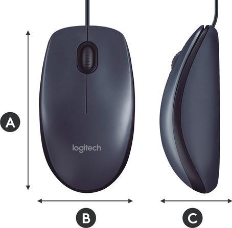 Actual product image Logitech B100 (Cable)