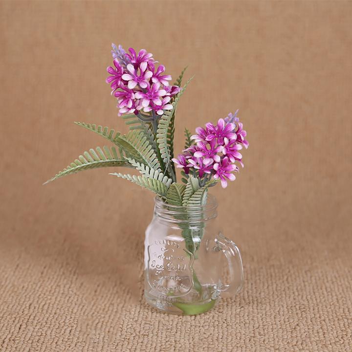 Produktbild NTK-Collection Kunstblume Hyazinthe in Glaskrug (18 cm)
