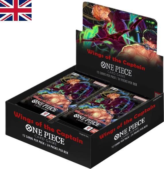 Actual product image One Piece Wings of the Captain OP06 Booster - Card Game - EN (English, Booster Pack)