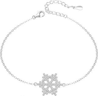 Agato - Silver bracelet Snowflake AGT-B001W