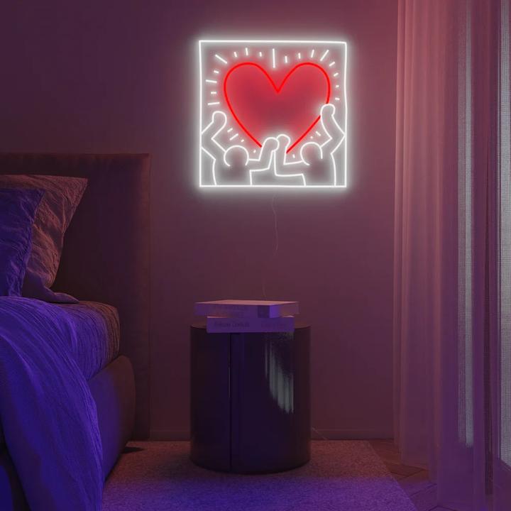 Produktbild YellowPop Keith Haring Radiant Heart (244 lm)
