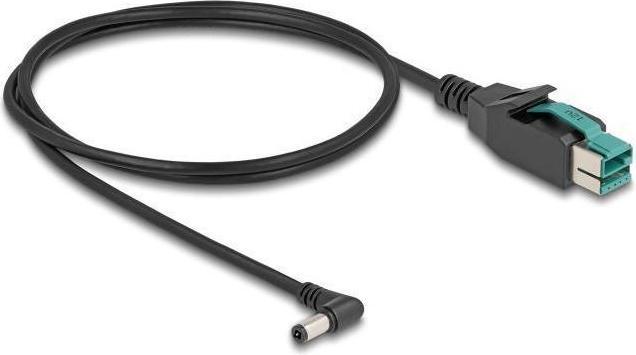 Immagine prodotto Delock Cavo USB alimentato da spina 12 V a spina angolata DC 5,5 x 2,5 mm 1 m