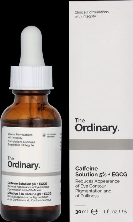 Immagine prodotto The Ordinary Soluzione di caffeina 5% + EGCG (Siero, 30 ml, Giorno + Notte)
