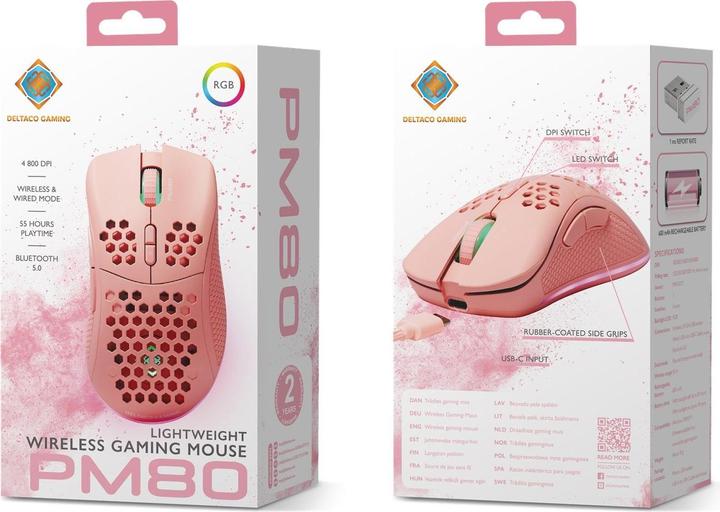 Image du produit Deltaco Gaming GAM-120-P (Sans fil, Filaire)