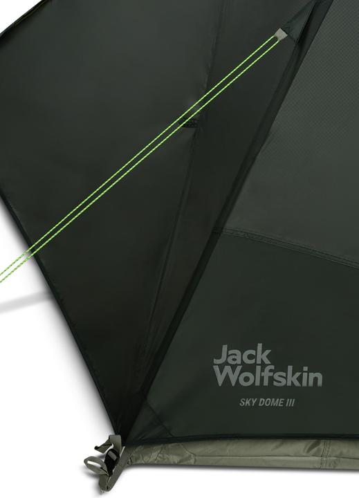 Actual product image Jack Wolfskin Sky Dome III (Dome tent, 3.47 kg, 3 persons)