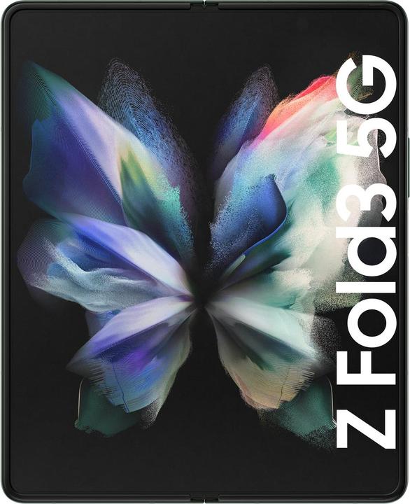 Image du produit Samsung Galaxy Z Fold3 5G UE (512 Go, Phantom Green, 7.60", SIM + eSIM, 12 Mpx, 5G)