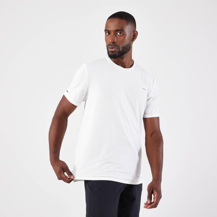 Kiprun Laufshirt Herren kurzarm atmungsaktiv - Run 500 Dry weiss (XL)