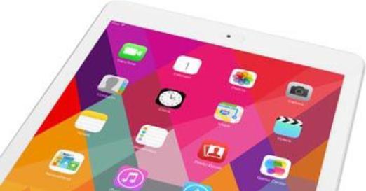 Actual product image Moshi iVisor XT Screen Protector for iPad Air/ iPad 9.7" White Frame (1 Piece, iPad 9.7, iPad Air)