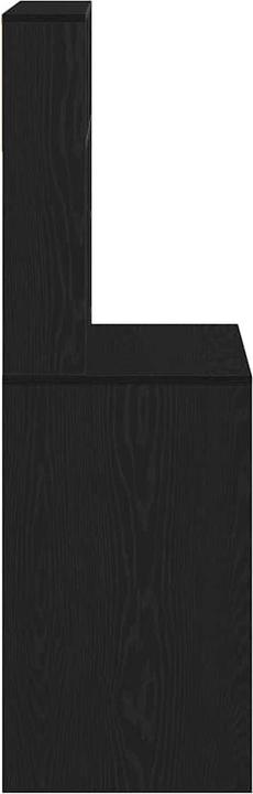 Produktbild VidaXL Schreibtisch mit Regal Schwarz 100x45x140 cm Holzwerkstoff Bürotisch (100 x 45 x 140 cm)