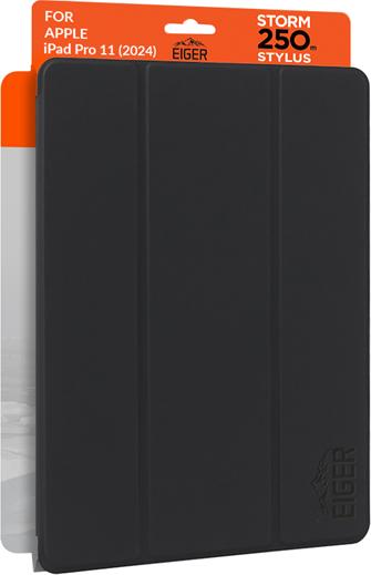 Eiger Folio-Case mit Stylus-Halterung schwarz Storm 250m Stylus Case Black (iPad Pro 11 2024 (M4))