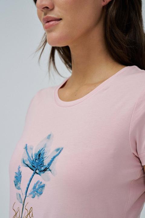 Image du produit Salsa Jeans T-Shirt Graphic Flower Print T-Shirt (M)