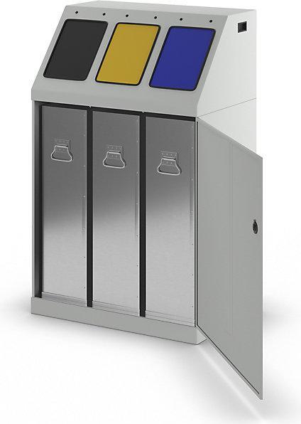 Produktbild kaiserkraft Wertstoffsammler, Stahl (90 l)
