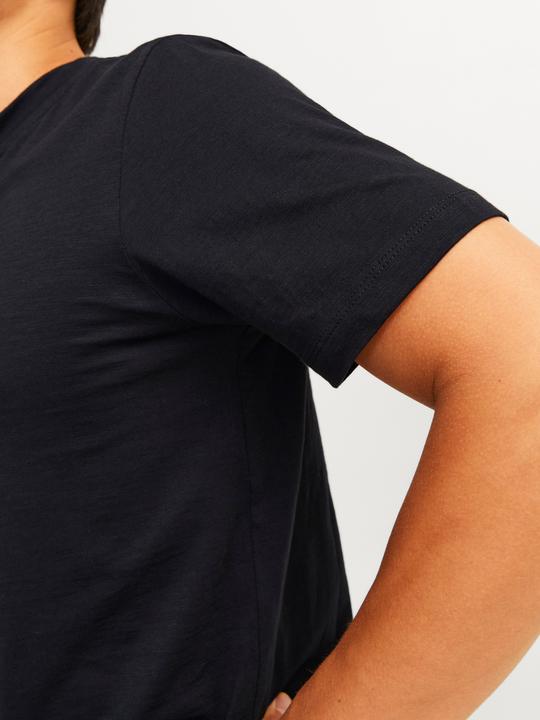 Produktbild Jack & Jones Einfarbig Grandad Kragen T-shirt T-shirt (L)