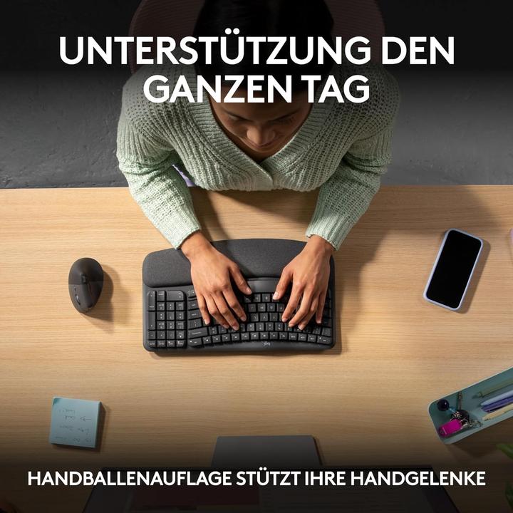 Produktbild Logitech Wave Keys (DE, Kabellos)