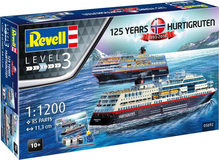 Revell 1 HURTIGRUTEN 125th Anniversary Bausatz