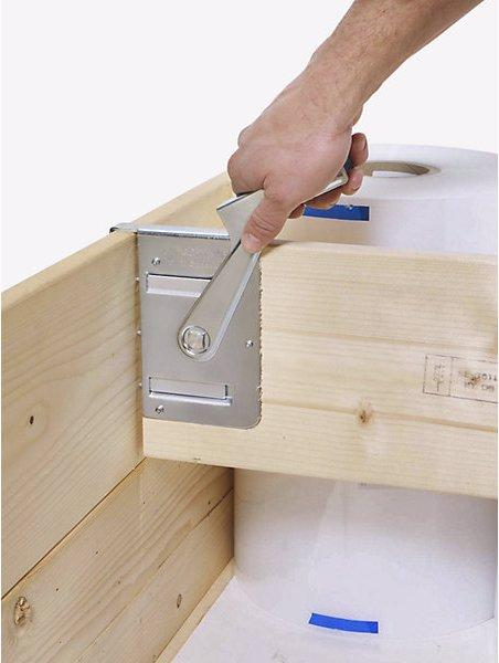 Produktbild Valdemar Krog Palettenteiler, flexibel, verzinkte Beschläge, VE 5 Stk, Länge 555 mm