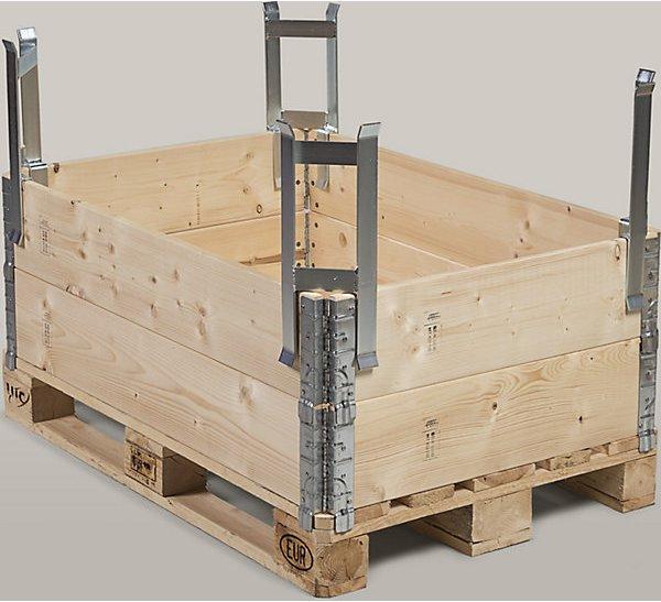 Produktbild Valdemar Krog Distanzhalter, VE 4 Stk, für Aufsatzrahmen zu Palette, 250 mm lichte Höhe