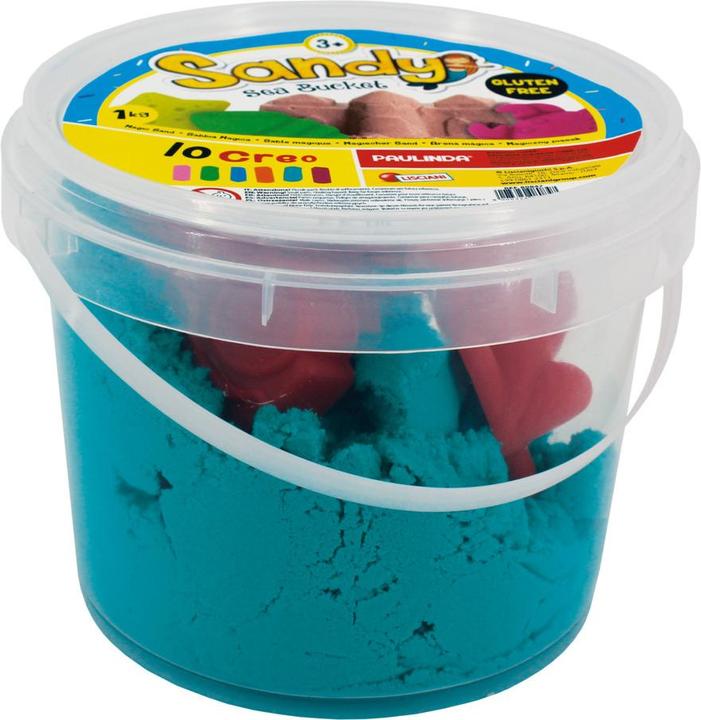 Produktbild Lisciani Blatt Spielsand im Eimer rot 1kg