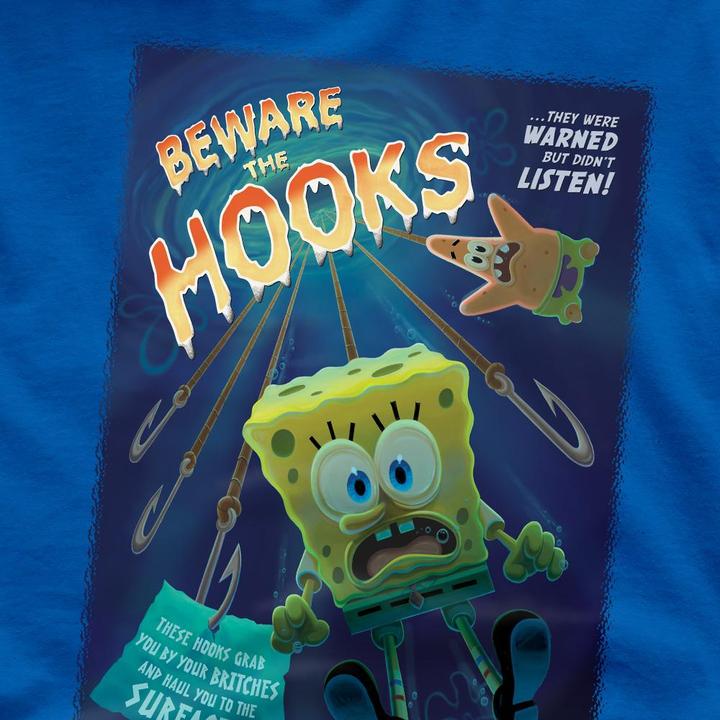Produktbild Spongebob Squarepants Beware The Hooks TShirt (4XL)