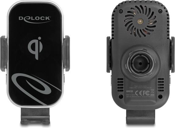 Actual product image Delock Wireless Car Charger Smartphone Halterung mit Ladefun