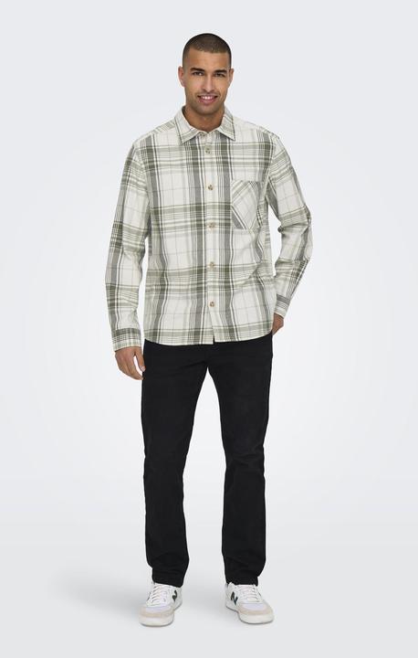 Produktbild Only & Sons Normal geschnitten Hemdkragen Hemd Hemd (XL)