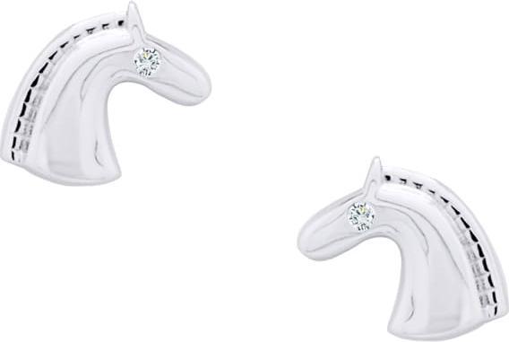 Immagine prodotto Candy Orecchini a perno Cavallo, Argento 925 (Argento 925)