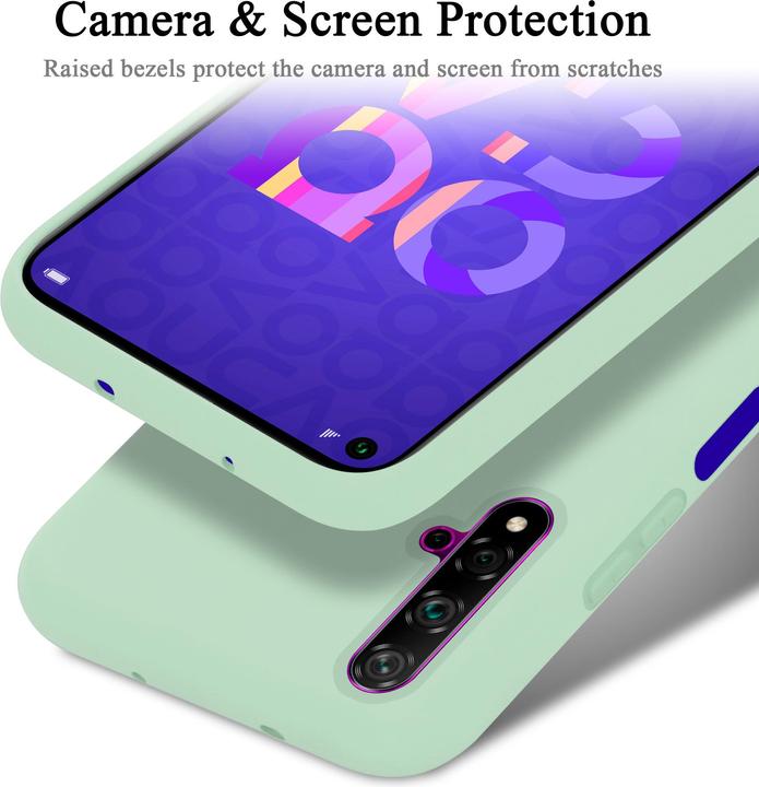 Produktbild Cadorabo TPU Liquid Silicone Case Cover (Huawei Nova 5T, LG K20, TCL 20S)