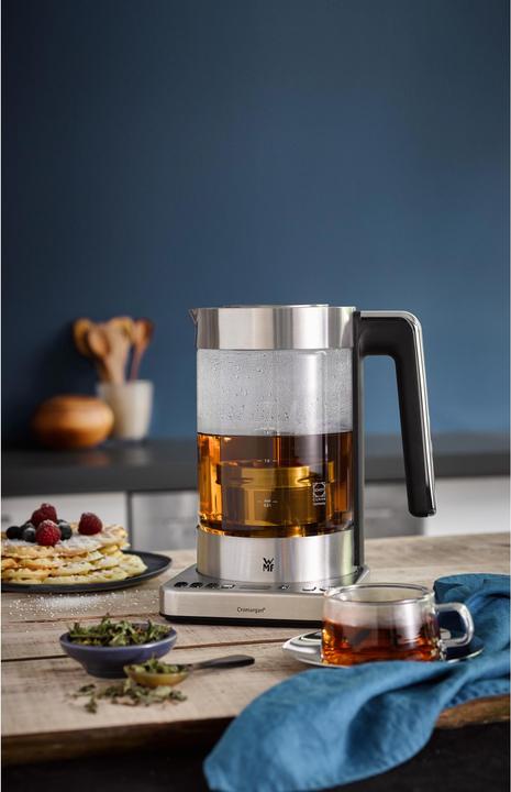 Produktbild WMF Glas Wasserkocher mit Temperaturwahl 1,7l Teesieb Warmhaltefunktion Lono 3000W (1.70 l)