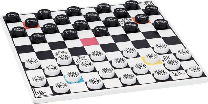 Produktbild Vilac Damespiel / Backgammon - Keith Haring