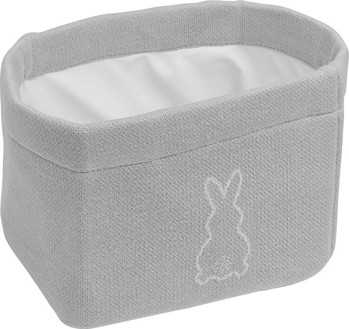 Meyco X MmeKeizer Panier à langer medium Rabbit silver