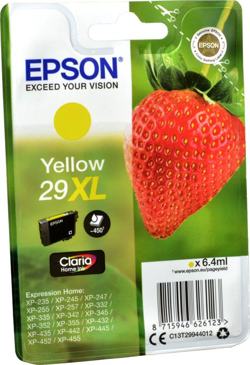 Immagine prodotto Epson 29XL Claria Home (Y)