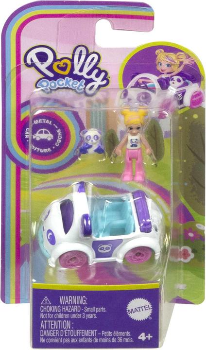 Image du produit Polly Pocket Microcar Panda de Die-Cast