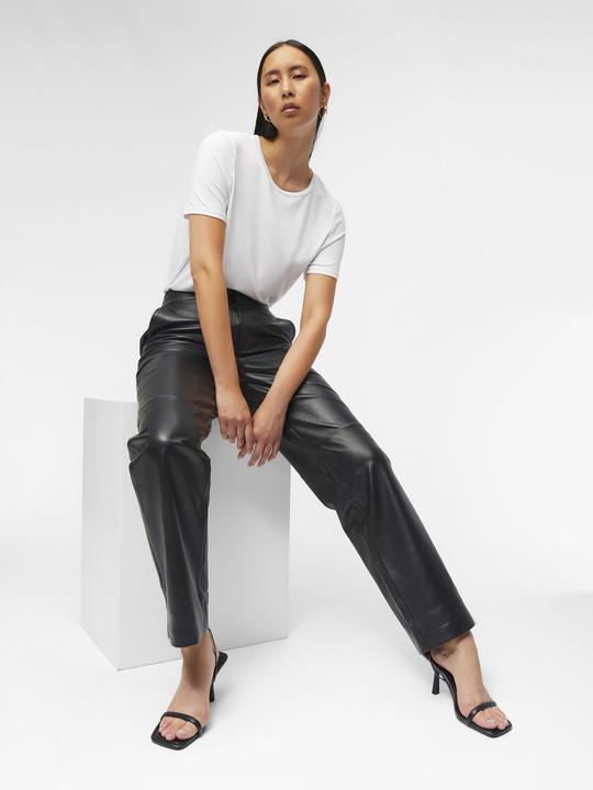 Immagine prodotto Object Pantaloni di pelle tagliati