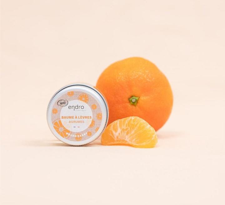 Actual product image Endro Lip balm natural citrus fruit balms (Balm, 15 ml)