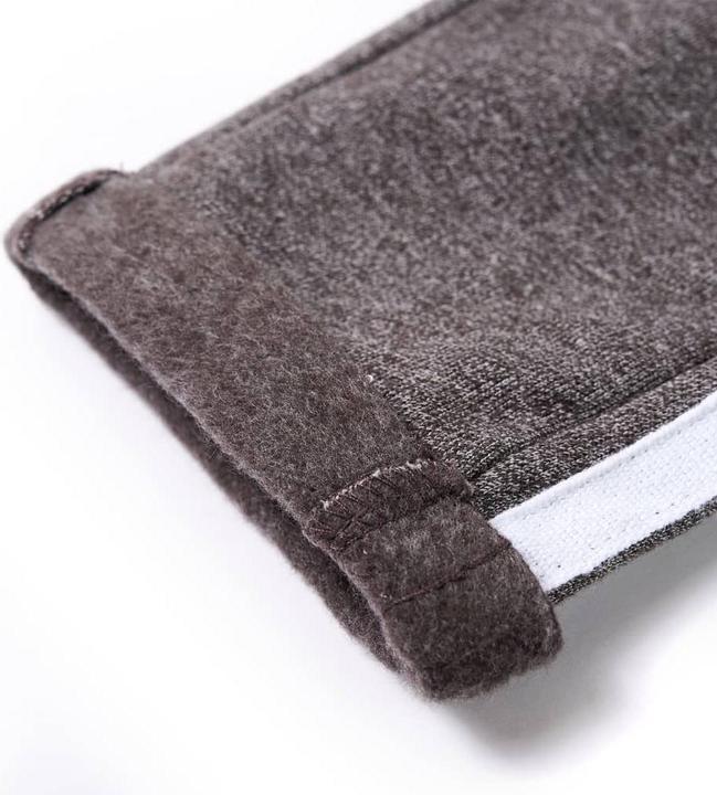 Actual product image VidaXL Children's tracksuit bottoms dark grey melange 128,Material: 80 (128)
