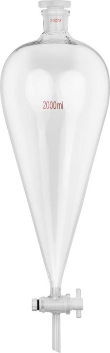 Steinberg Scheidetrichter 2000 ml 24/29 PTFE-Absperrhahn Borosilikatglas bis zu 160 °C