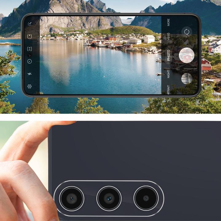Actual product image Enkay ClearShield camera protection (1 Piece, Samsung Galaxy A35)