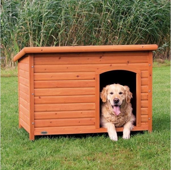 Actual product image Trixie Flat roof dog house Natura size (Dog house)