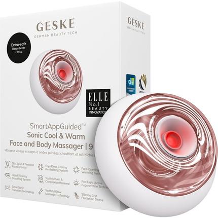 Geske Smartappguidedtm Sonic Cool & Warm Face & Body Massager 9 in 1 Elektrisch